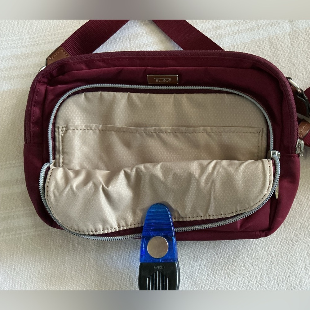 Tumi Women's Red Crossbody Bag - Picture 8 of 16